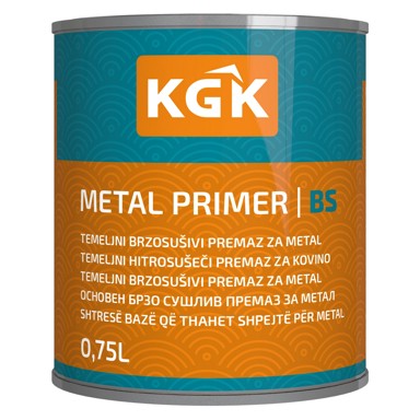 KGK Temeljna boja za metal BRZOSUŠIVA SIVA 0,75 l