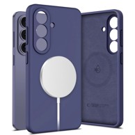TECH-PROTECT Silicone MagSafe maska za Samsung Galaxy S26, tamnoljubičasta