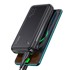 USAMS Power Bank PB60 (US-CD168), Dual USB s uzicom, Quick Charge 3.0, PD 3.0, 20,000mAh, 22,5W, crna