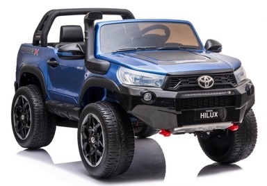 Auto na akumulator Toyota Hilux 4x4, plavi, lakirani, dvosjed