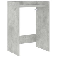 Ormar za perilicu rublja s pohranom 67,5x48x97 cm, beton siva