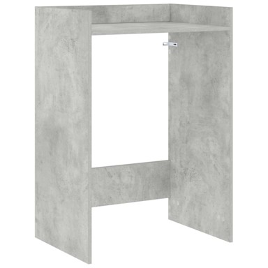 Ormar za perilicu rublja s pohranom 67,5x48x97 cm, beton siva