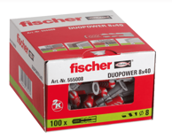 FISCHER Duopower 8x40mm, 100 kom.