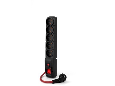 ACAR Razdjelnik F5 POWER, 5 utičnica, 230 V, 10 m, crna