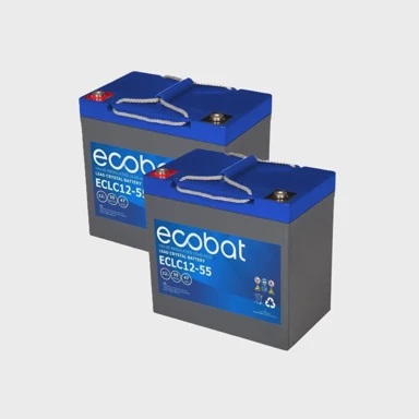 ECOBAT Lead Crystal baterija 12V 55Ah, VRLA, bez održavanja (2 kom)