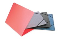 Mapa s klapnom i gumicom Dune siva