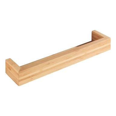 WENKO Polica Dark zidna od bambusa, širina 40 cm