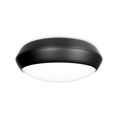 GREEN TECH Stropna rasvjeta LED IP66 15W 3000K-6000K 30 cm, crna