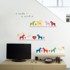 FANASTICK Naljepnica Small Colorful Horses