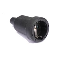 FAMATEL Utičnica gumirana sa uzemljenjem IP44