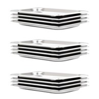 Posude Gastronorm GN 1/3 20 mm 12 kom, srebrna