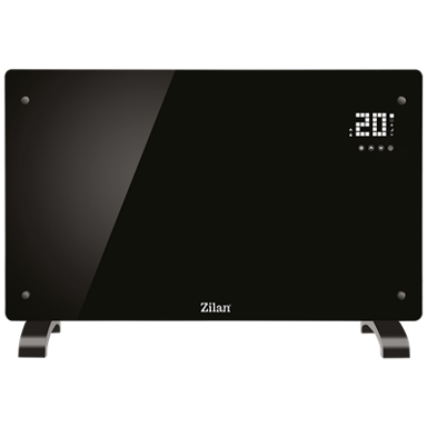 ZILAN Konvektorska grijalica ZLN2823, 2000 W, daljinski upravljač, crna