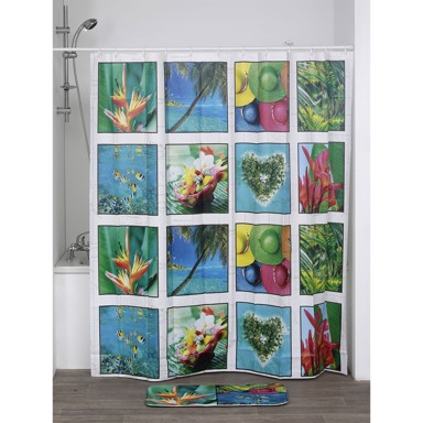 TENDANCE Zavjesa za kadu Island Spirit 180x180 cm