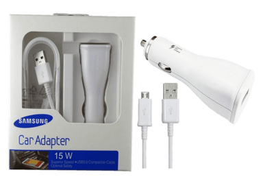 SAMSUNG Auto punjač EP-LN915UCWE, kabel, 15 W