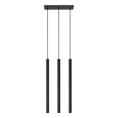 NICE LAMPS Crna visilica Fideus, dužine 30 cm