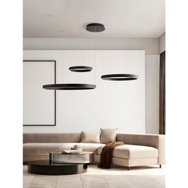 NOVA LUCE Visilica Elowen LED 181 W, 3000 K, 8891 lm NL9345652, sandy black