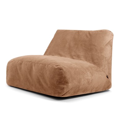 SLOWDOWN Smeđa vreća za sjedenje od samta Sofa Tube
