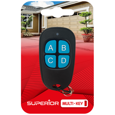 SUPERIOR Daljinski upravljač, univerzalni, za garažna vrata i kapije, Multi-Key