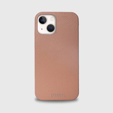 Kožna maskica za iPhone 13, roza