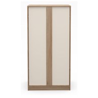 MARCKERIC Krem/u prirodnoj boji ormar u dekoru hrasta 90x180x53 cm Dennis 