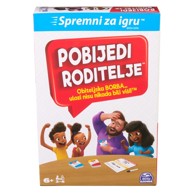 SPIN MASTER Društvena igra Pobijedi roditelje, džepna verzija
