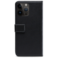 MOBILIZE PU kožna knjiga futrola, Apple iPhone 14 Pro, crna