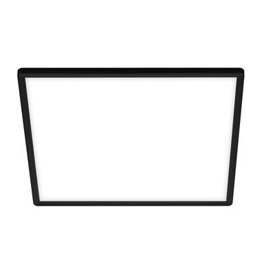 BRILO Plafonjera, BCL, LED, 22W, 3000lm, 4000K, 42x42x2,9 cm, crna