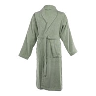 TISECO HOME STUDIO Zeleni pamučni kućni ogrtač XXL Lindu
