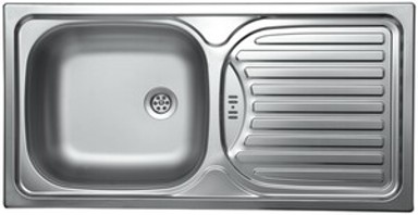 SINK SOLUTION Sudoper A Line 86x43,5 cm, lux 1x, inox