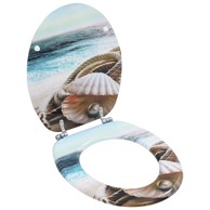 MDF Toaletna daska s uzorkom školjki