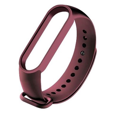 XIAOMI Remen za Mi Band 5/6, silikonski, crno vino