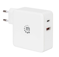 MANHATTAN Kućni punjač 45W, USB-C PD 3.0, USB, bijeli
