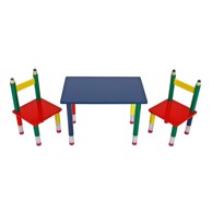 DECO PLEASURE Set dječjeg namještaja Pencil