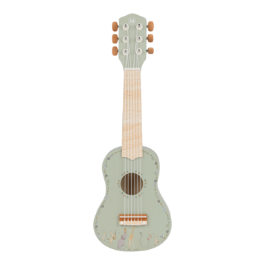 LITTLE DUTCH Dječja drvena gitara Safari Friends Green