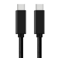 USB-C Kabel na USB-C Gen2 PD 100W 20Gbps 2 m, crna
