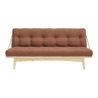 KARUP DESIGN Kauč na rasklapanje Folk Clear/Clay Brown, 190x100x90 cm