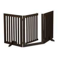 NORTHIX Sigurnosna vrata za pse 70 cm podesiva, smeđa