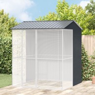 Avijar za ptice 215×210×247 cm, antracit