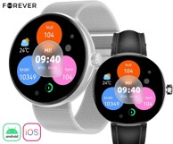FOREVER Pametni sat ForeVive 5 SB-365, Bluetooth, Android+iOS, IP68, srebrni