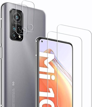 NIKCORP Zaštitno staklo 9H (2 kom) s zaštitom kamere za Xiaomi Mi 10T 5G