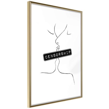 Poster Forbidden Kiss 20x30