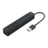 ORICO HUB adapter TWU32-4A USB 3.1 – USB 3.1 / 3× USB 2.0 / USB-C, crni