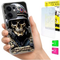 Torbica za Oppo Reno 13F 5G / 13 FS 5G maskica stražnja futrola + staklo
