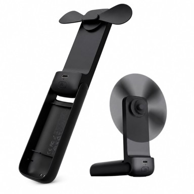 AECOOLY Sklopivi ručni ventilator Pocket 01, crni