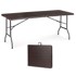 MODERNHOME Sklopivi stol SZK-180B, crni, 180x70 cm