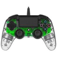 BIGBEN Kontroler Nacon Compact Light, za PS4, žični, prozirno-zeleni