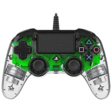BIGBEN Kontroler Nacon Compact Light, za PS4, žični, prozirno-zeleni