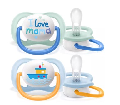 PHILIPS AVENT Silikonska duda Ultra Air SCF080/01, 0-6 mjeseci, 2 komada