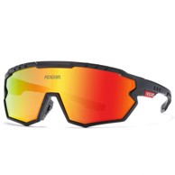 KDEAM Biciklističke naočale Warren 02, crno-crvena