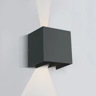 Zidna svjetiljka, LED, 2x3W, 2x210 lm, 230V, IP54, DM67340A/AN/W, antracit